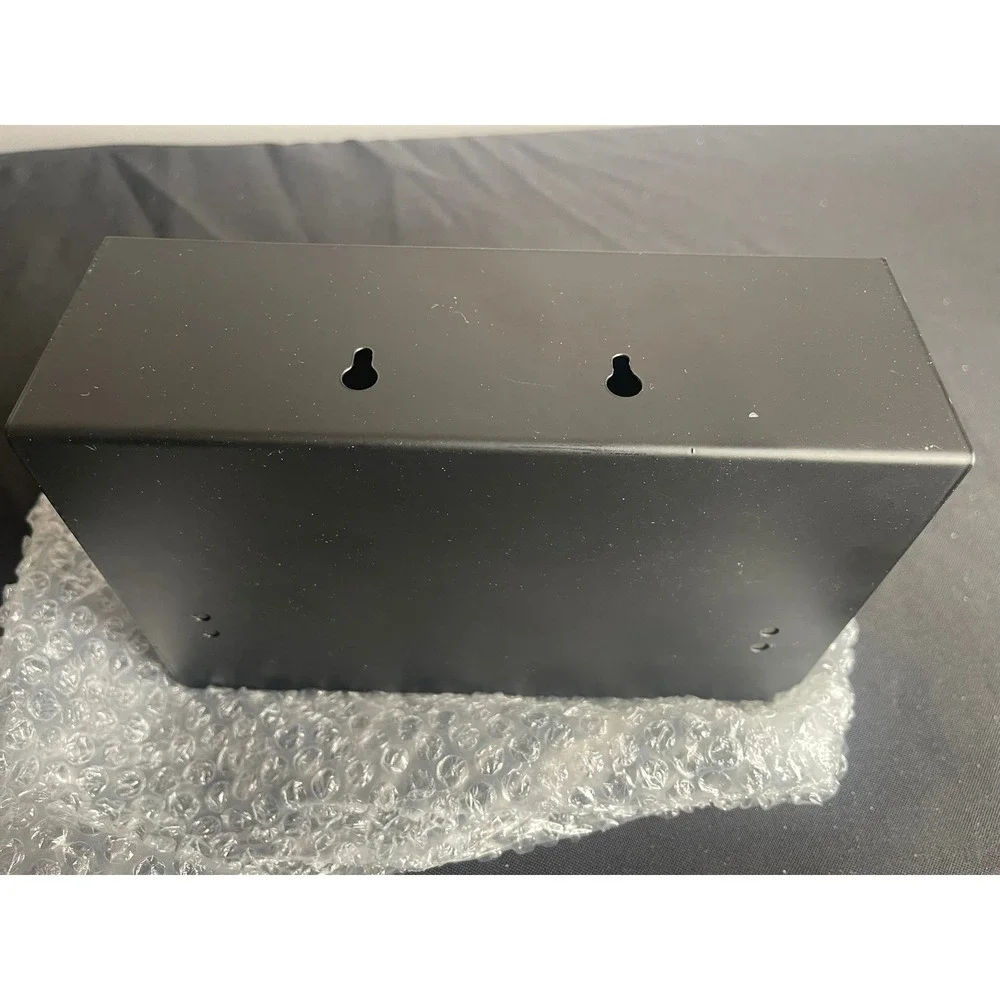 Wall Mount Toilet Paper Holder with Wet Wipe Dispenser Storage Box Matte Black